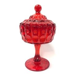 Vintage Priscilla Ruby Red Candy Dish