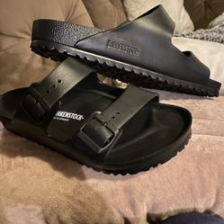 SIZE 12 BIRKENSTOCK MONTEREY EXQUISITE LEATHER COLOR BLACK BRAND NEW