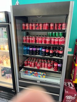 Beverage air curtain cooler