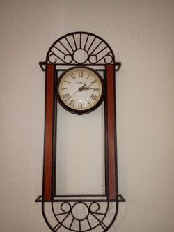 Howard Miller "Devahn" Wrought Iron Wall Clock (Model 625-241) — Retired