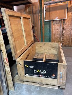 Wooden Storage Crate from HALO