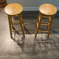 Wooden Bar Stools 