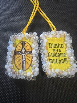 Escapulario Beaded By Hand 