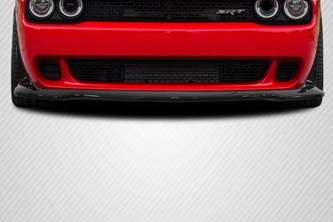 Blemished 2008-2023 Dodge Challenger Carbon Creations Hellcat Look Front Lip - 1 Piece