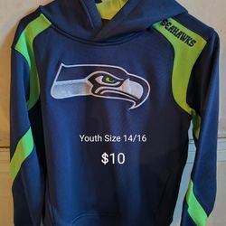 Youth Seahawks Pullover Size 14/16