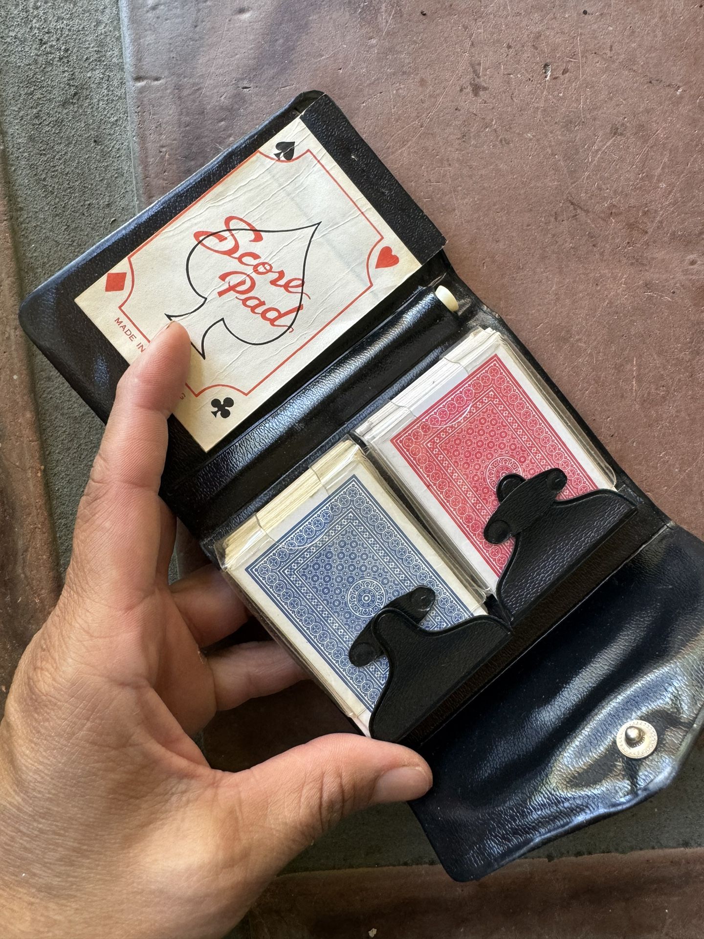 1970's Vintage Playing Cards With Case