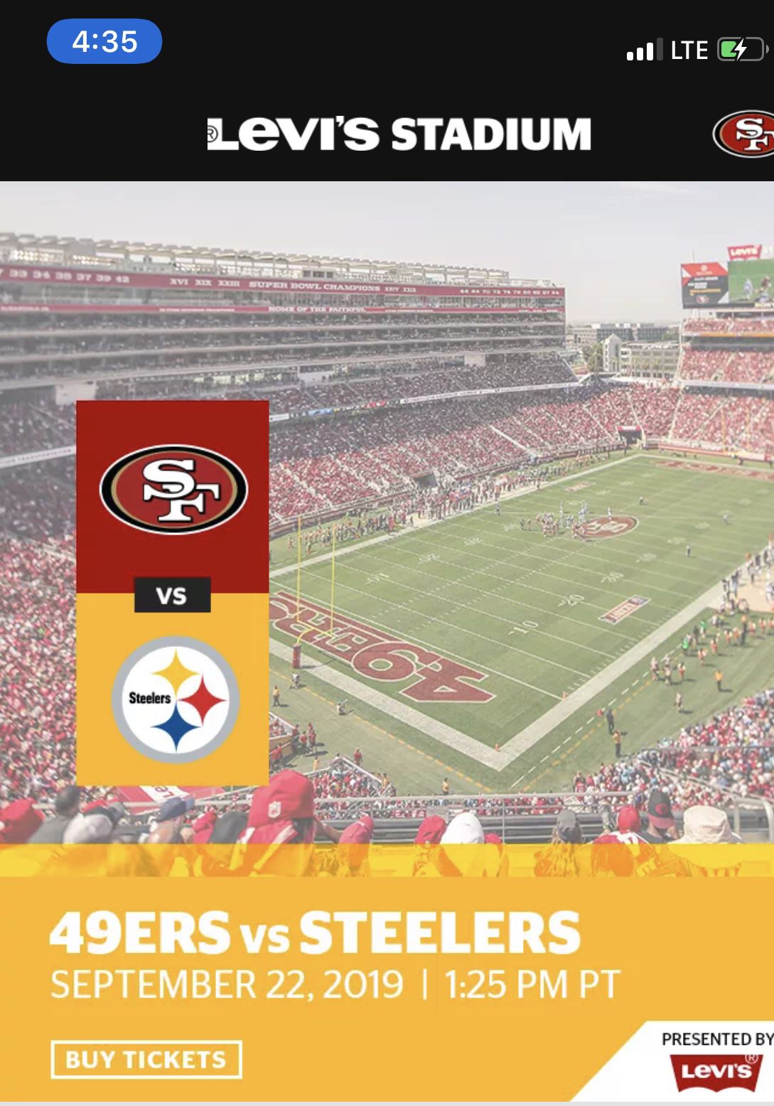 2 49er the Steelers game