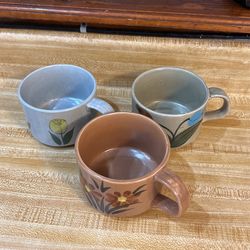 3 Ceramic Soup Bowls
