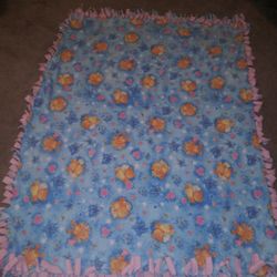 Baby Blanket! 52" x 37" Super Cute! Heavy & Warm! 