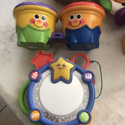 Fisher price drums