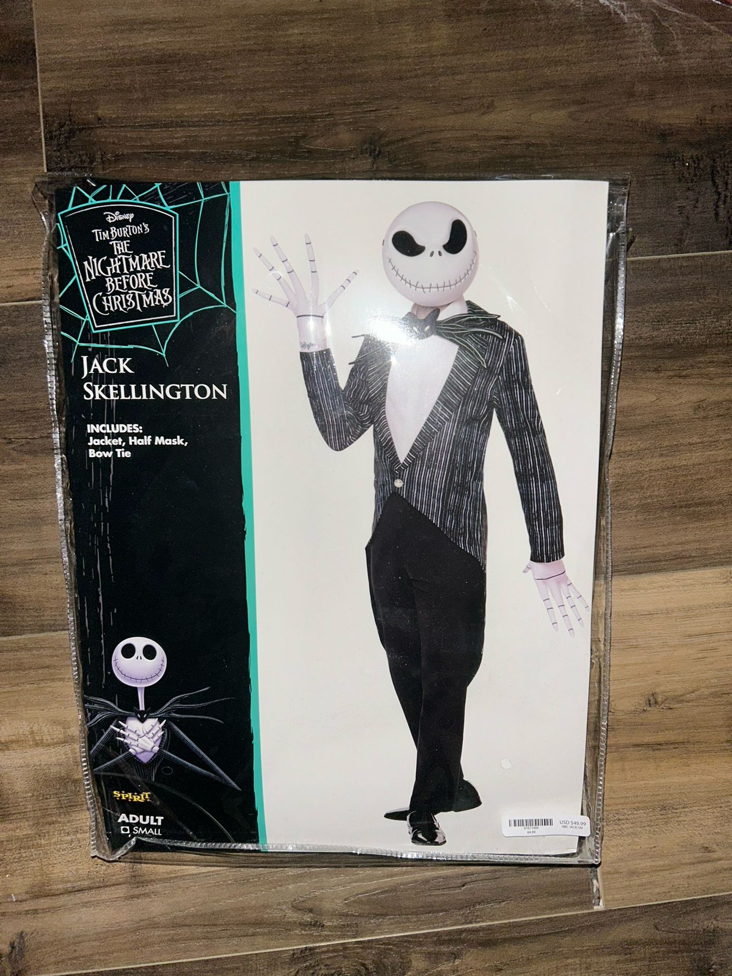 Jack Skellington Costume (Nightmare Before Christmas – S)