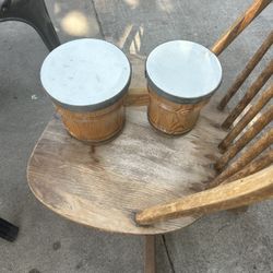 First Act Wood Bongo Drums