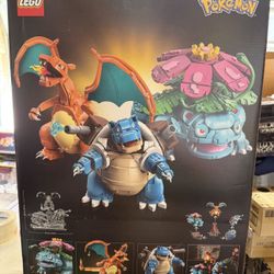 Lego 72153 Pokemon Charizard Blastoise Venusaur 