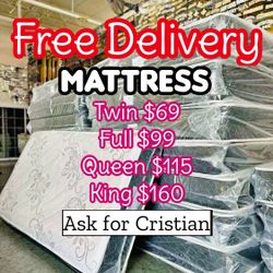 New Mattresses  Twin mattress Full mattress Queen mattress  King mattress  Colchones nuevos  Beds 