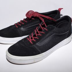 Black & Red VANS Shoes 