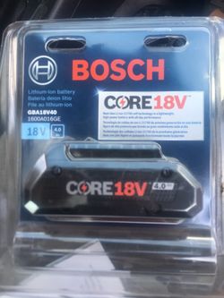 BOSCH XTRA BATTERY CORE 18v