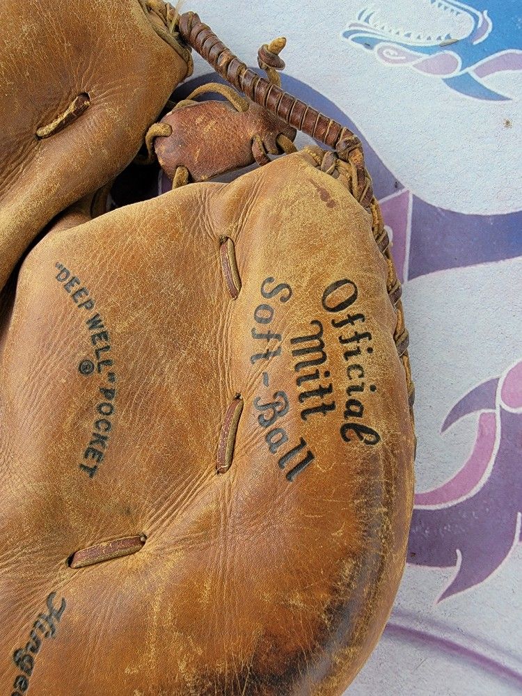 Vintage 1930s softball MIT.  