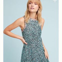 Anthropologie Varun Bahl Sparkly Sequin Swing Dress (12) New With Tags