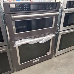 Kitchenaid 30 Inch Microwave/wall Oven Combo