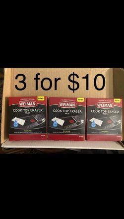 3 for $10 new electric cooktop erasers