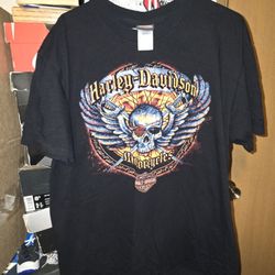 Harley Davidson XL Tshirt. Devil Mountain 2008