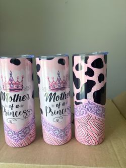 Mother of a princess tumbler
