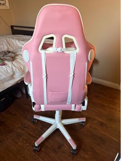 Pink gaming chair