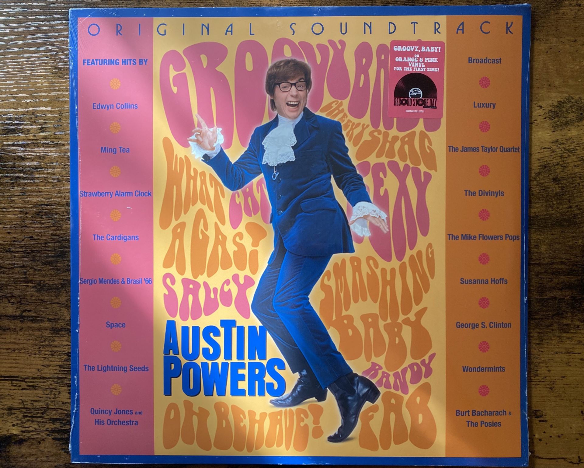 Austin Powers: International Man of Mystery Original Soundtrack RSD 2020 color double vinyls Sealed