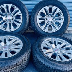 SET OF WHEELS AND TIRES 20”