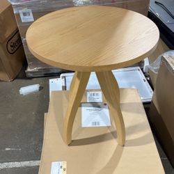 Threshold Round Wooden Accent Table