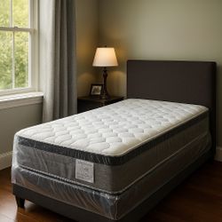 Twin Size Mattress Pillow Top 14” Brand New All sizes in stock Twin Size Mattress Pillow Top 14” Inches Thick ✨New Full-Queen & King Same day Delivery