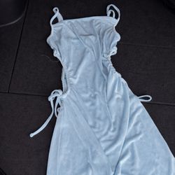 Cute Baby Blue Long Dress 🦋🩵