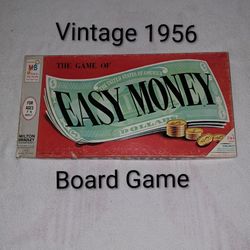 Vintage 1956 The Game Of Easy Money Board Game In Excellent Condition (Is Complete Nothing Missing)