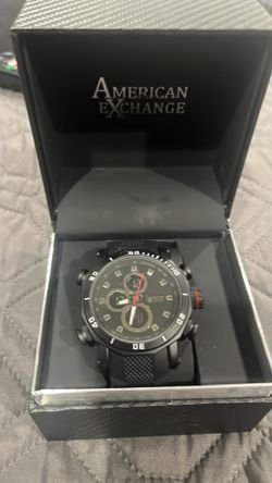 Men’s black sport watch new