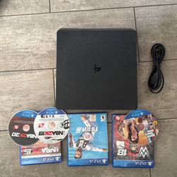 PS4 with Games