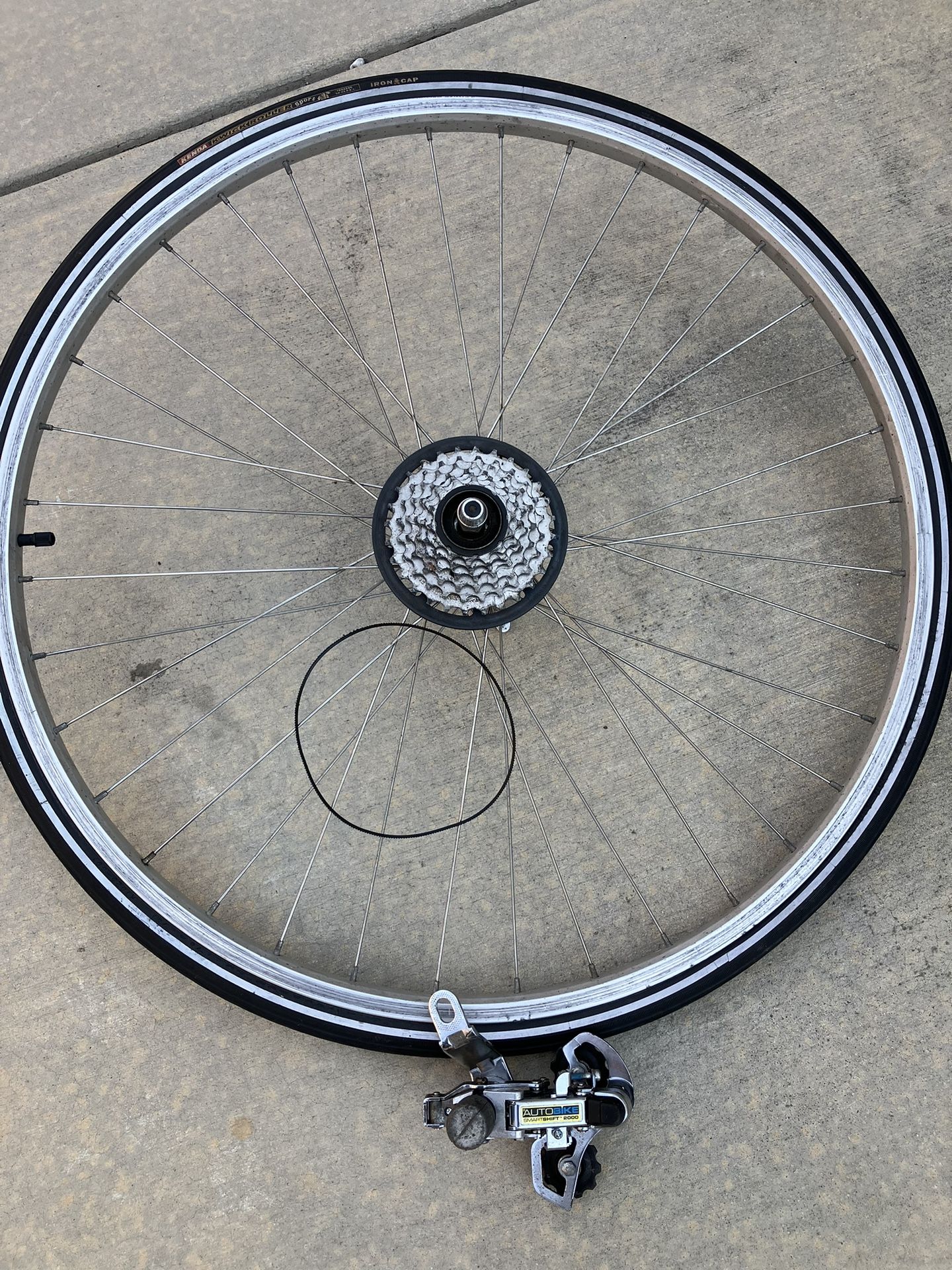 Used 700c Rear Rim With 6 Speed Auto bike