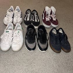 Shoe Bundle Size 10.5 Nike, Adidas, Vans