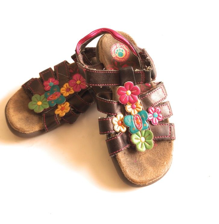 Buster Brown Toddler Girls Sandals Brown Size 9
