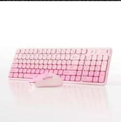 Pink keyboard with mouse combo  BRAND NEW