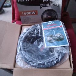 NEW PYLE SUBWOOFER SIZE 12 WATT 1600 DUAL