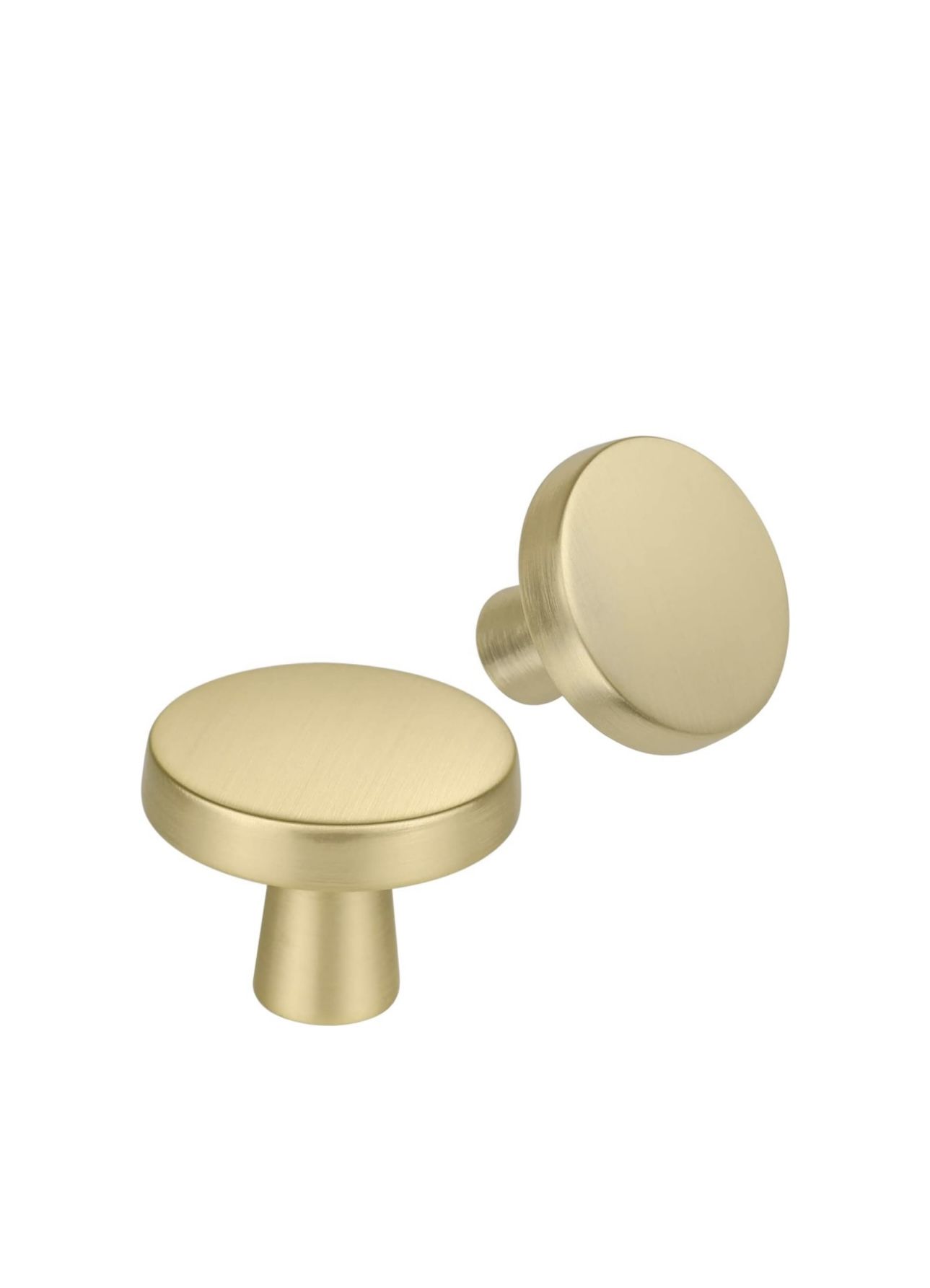 BRUSHED GOLD DRAWER KNOBS 11 PCs.
