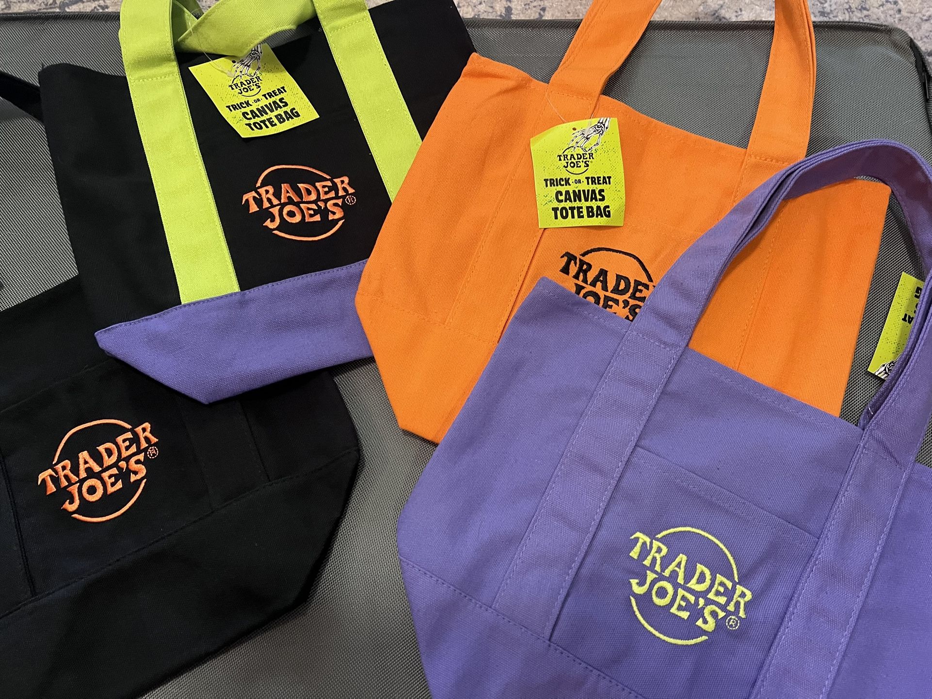 Trader Joe’s Mini Tote Bags SET OF 4!! (Limited Edition)