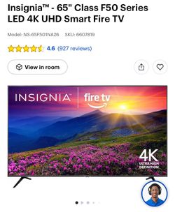 65in Smart Insignia TV for $160