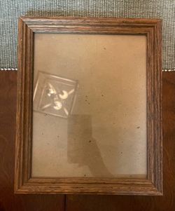 Big Wooden Oak Picture Frame