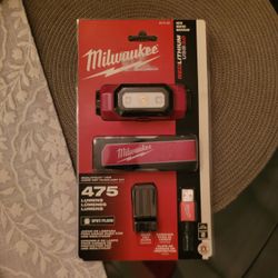 Red lithium USB hard hat headlamp kit. $60 new