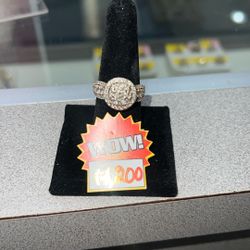 Lab Diamond Gold Ring