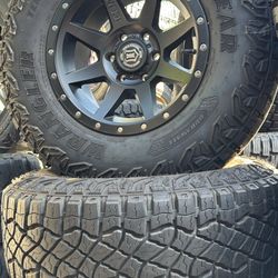 WHEELS ICON 17x9 TOYOTA TACOMA CHEVY 