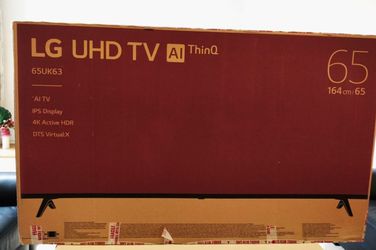 LG 65" TV in Box - 4K UHD Smart Televisionc