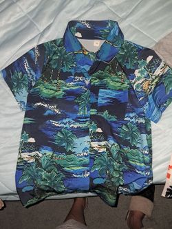 Short sleeve Hawaiian collard shirts