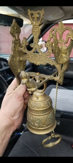 Vintage Brass Monastery hanging bell
